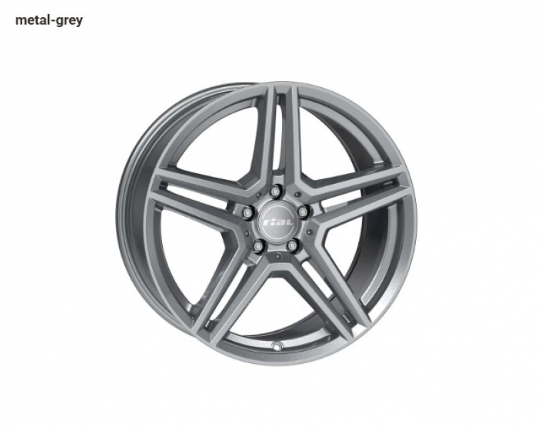 6.5x16 5x112 ET49 66.5 RIAL M10 (metal-grey KBA-49187 M & S)